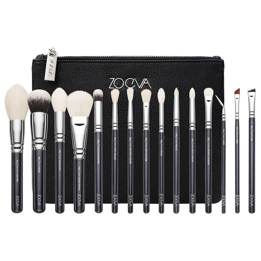 ZOEVA Luxe Complete Makeup Brush Set Includes 15 Face and Eye Makeup Brushes - Image 3